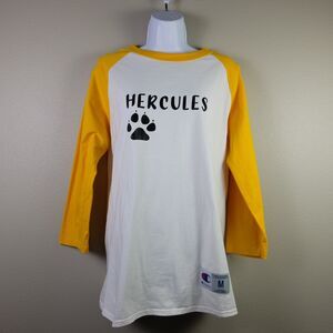 Champion Authentic Hercules Paw Print 3/4 Sleeve Top Size Medium